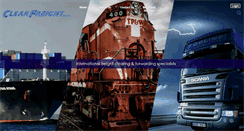 Desktop Screenshot of clearfreight.co.za