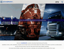 Tablet Screenshot of clearfreight.co.za